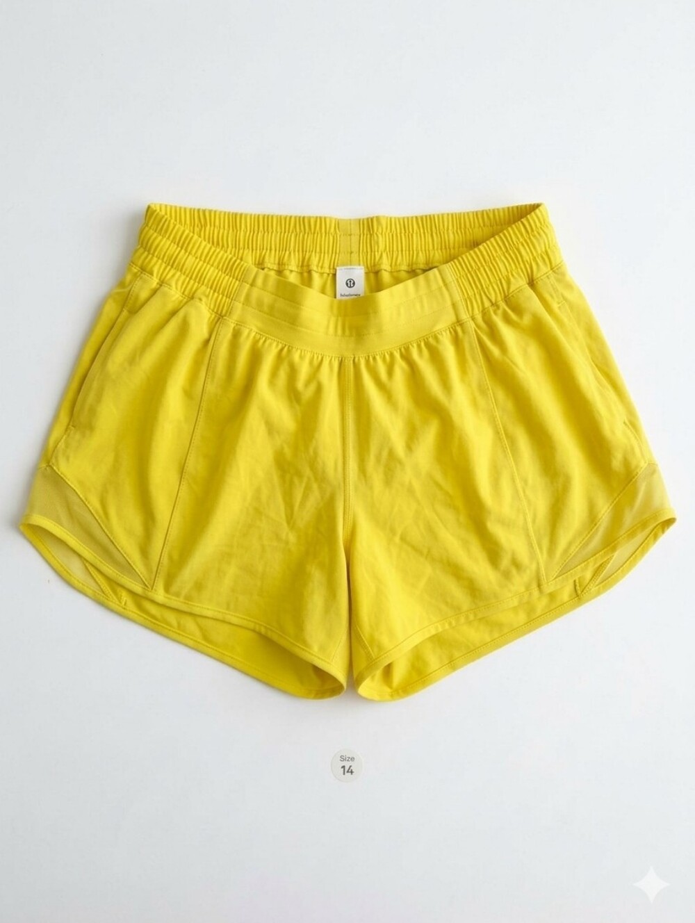 lululemon athletica Yellow Women's Athletic Shorts